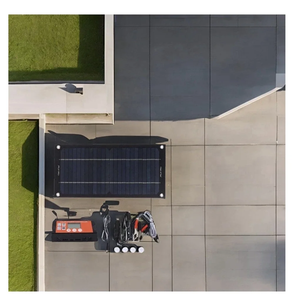 600W Solar Panel Kit 100A Controller Solar Panel Kit With Extension Cable Batter